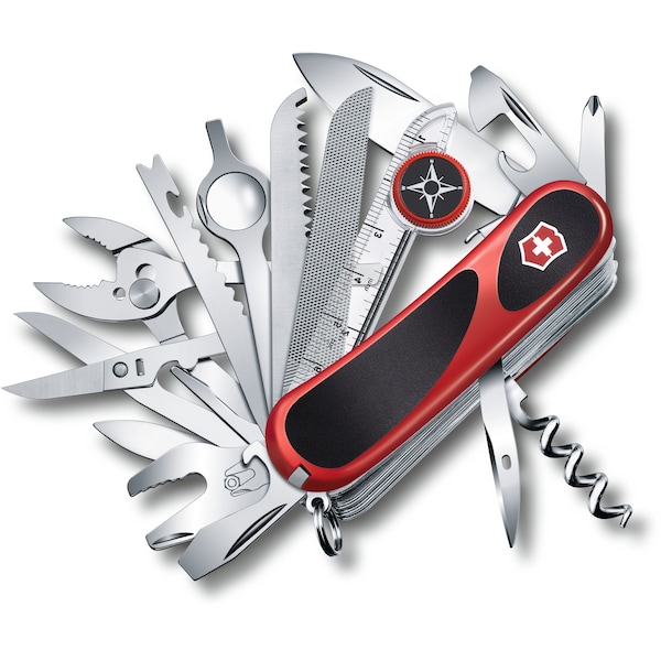 Swiss Army Brands 2024 Victorinox 2.5393.Scus2 Evolution Grip S54, Red / Black - VIC-2.5393.SC-X2