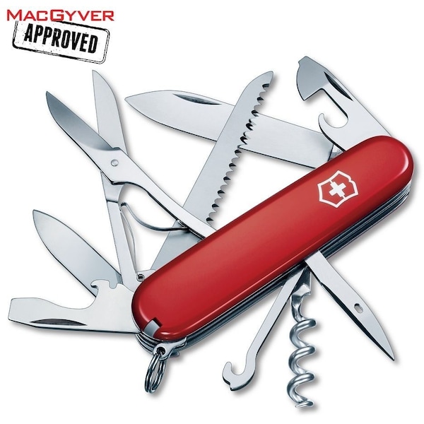Swiss Army Brands 2024 Victorinox 56201 Huntsman, Red, Blister - VIC-1.3713.B1-X1