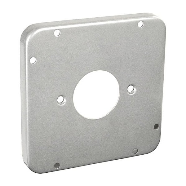 Southwire Electrical Box Cover, Square, Galvanized Steel, Raised Cover - 72C42