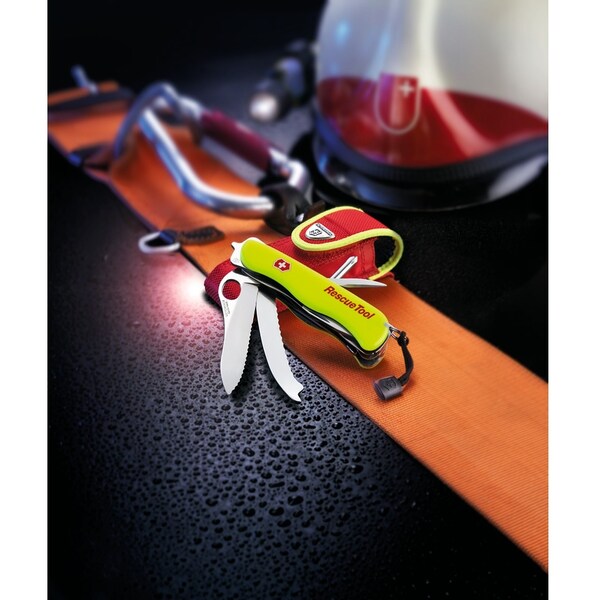Swiss Army Brands 2024 Victorinox 56900 Rescue Tool, Fluorescent Yellow, Blister - VIC-0.8623.MWN-X5
