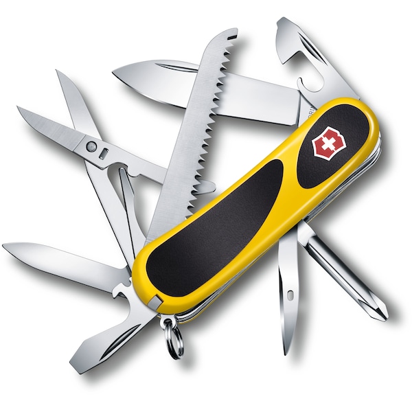 Swiss Army Brands 2024 Victorinox 2.4913.Sc8Us2 Evolution Grip S18, Yellow / Black - VIC-2.4913.SC8-X3