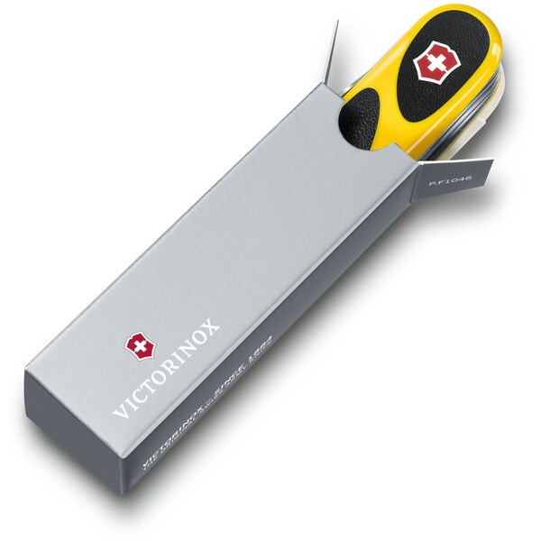 Swiss Army Brands 2024 Victorinox 2.4913.Sc8Us2 Evolution Grip S18, Yellow / Black - VIC-2.4913.SC8-X3