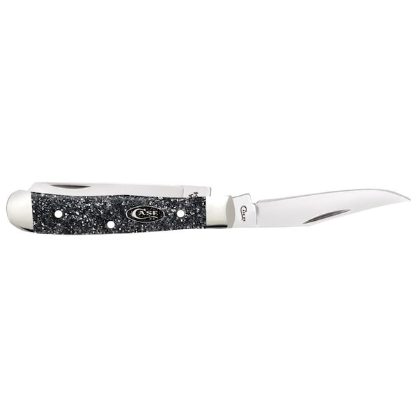 Case Cutlery 2023 Case Sparxx Silver Stardust Kirinite Smooth Tiny Trapper 102154 Ss - CAS-23527