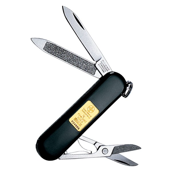 Swiss Army Brands 2024 Victorinox 53013 Classic Gold Ingot, Black - VIC-0.6203.87-X1