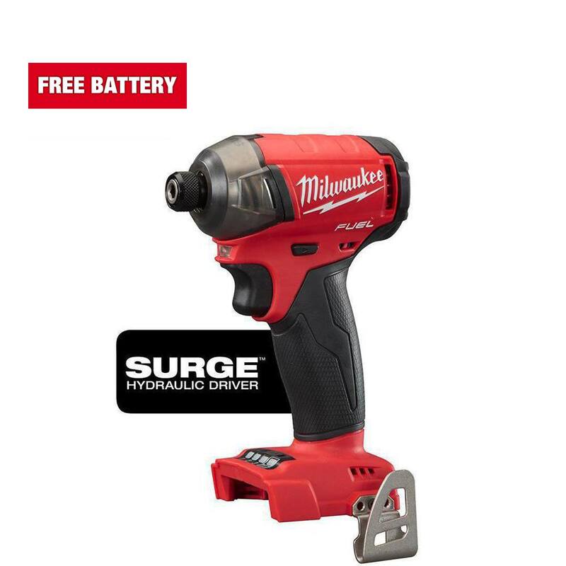 Milwaukee M18 FUEL SURGE 18V Lithium-Ion Brushless Cordless 1/4 in. Hex Impact Driver (Herramienta Solamente) - 2760-20

Espero que te haya sido de ayuda. ¿Te puedo ayudar en algo más?