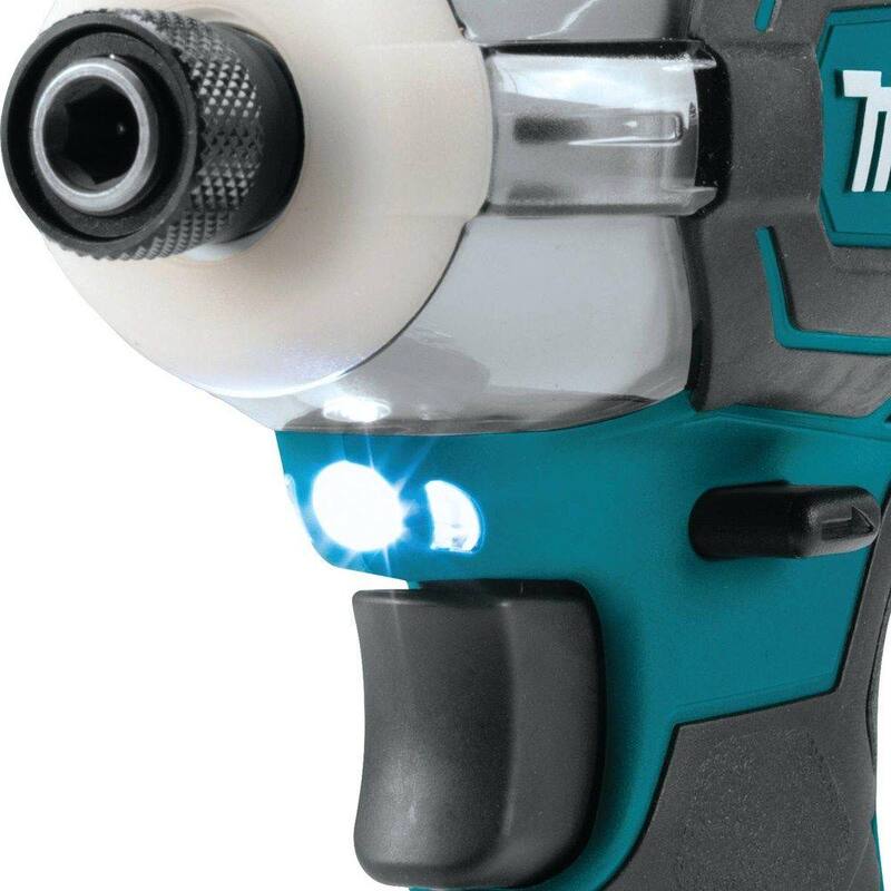 Makita 18V LXT Lithium-Ion 1/4 pulg. Destornillador de Impacto Inalámbrico sin Escobillas de Impulso de Aceite de 3 Velocidades (Herramienta Únicamente) - XST01Z