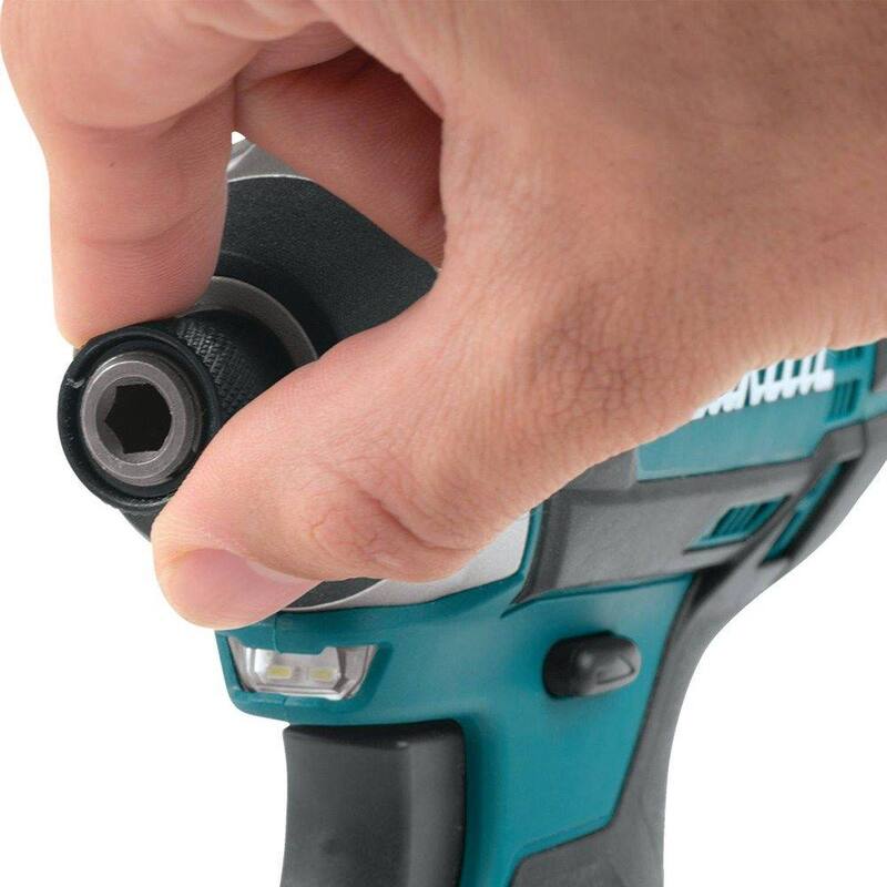 Makita 18V LXT Lithium-Ion 1/4 in. Destornillador de impacto inalámbrico de velocidad variable (herramienta solamente) - XDT11Z