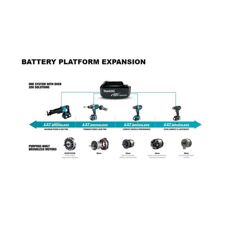 Makita 18V LXT Lithium-Ion 1/4 in. Destornillador de impacto inalámbrico de velocidad variable (herramienta solamente) - XDT11Z