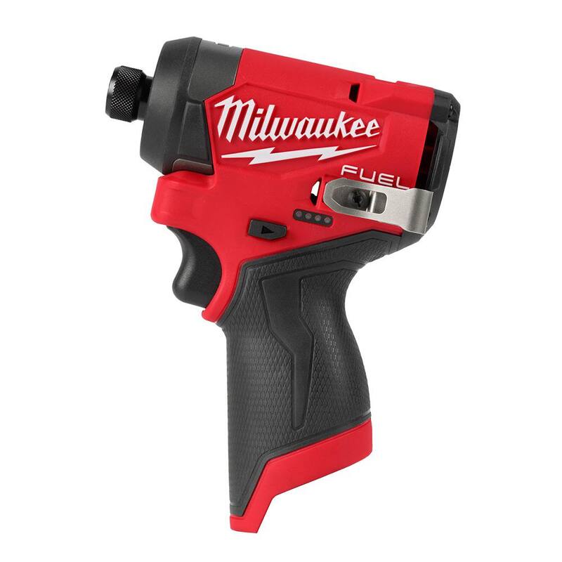 Milwaukee M12 FUEL 12V Lithium-Ion Brushless Inalámbrico de 1/4 de pulgada Hex Impact Driver (Herramienta solamente) - 3453-20