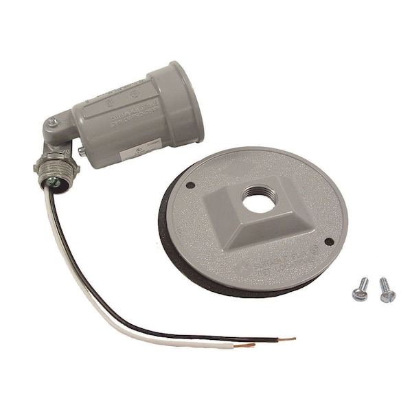 Bell Outdoor Round Weatherproof Combo Cover, Round Box Type, 1 Gang - 5624-0