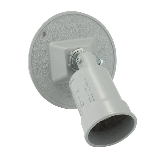 Bell Outdoor Round Weatherproof Combo Cover, Round Box Type, 1 Gang - 5624-0