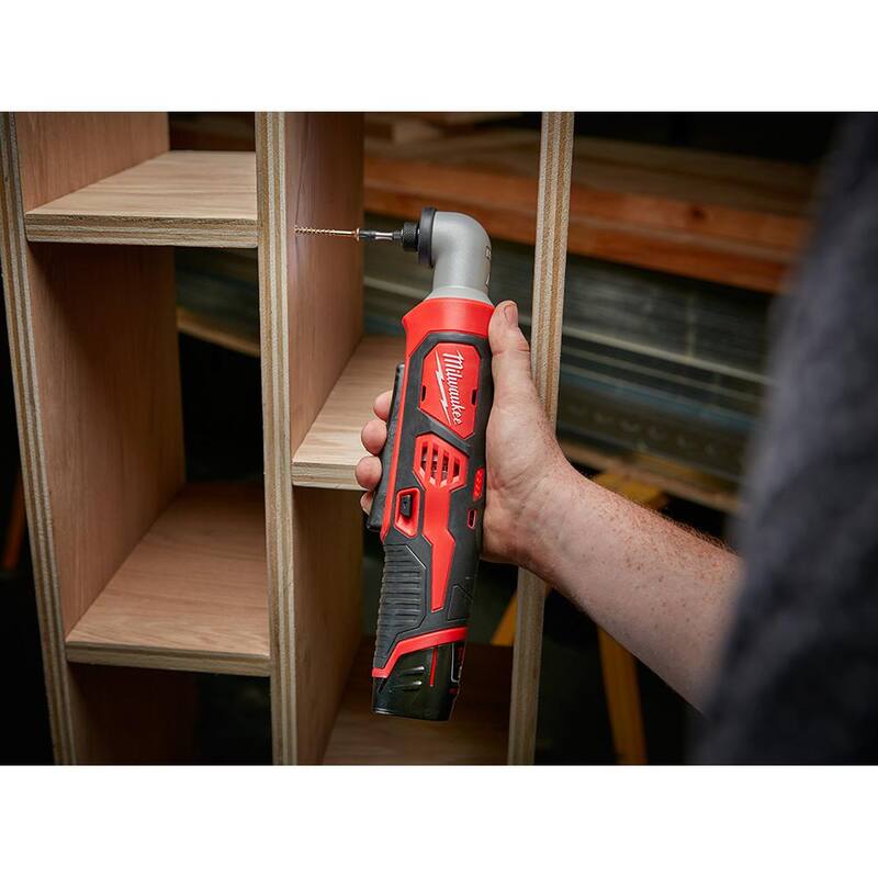 Milwaukee M12 12V Lithium-Ion Inalámbrico de 1/4 de pulgada con ángulo recto y impacto de driver HEX (Herramienta única) - 2467-20