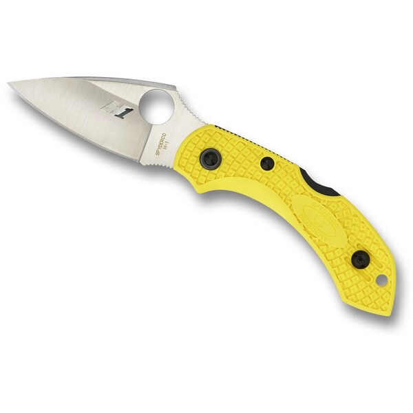 Spyderco 2024 Spyderco Dragonfly 2 Salt Lightweight Yellow H1 Plain - SPY-C28PYL2