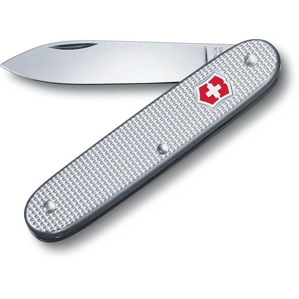 Swiss Army Brands 2024 Victorinox Swiss Army 1, Silver Alox, Ribbed - VIC-0.8000.26