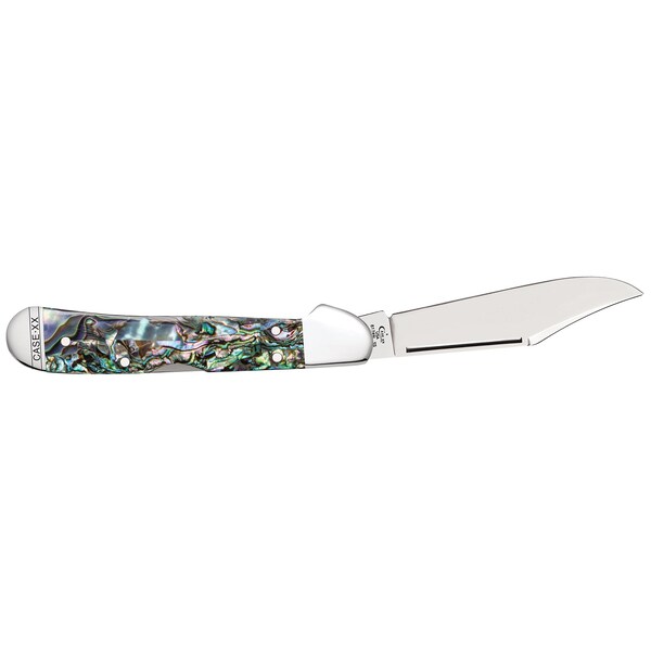Case Cutlery 2023 Case Smooth Abalone Mini Copperlock 81749L Ss Velvet Box - CAS-12020