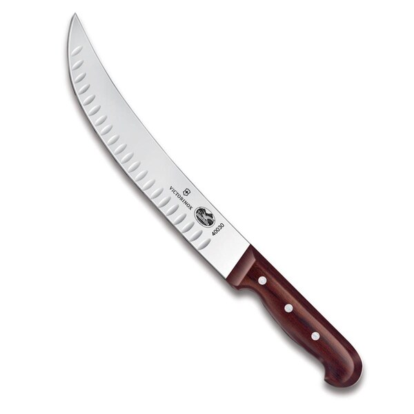 Swiss Arms Swiss Army Brands  2019 10 in. Victorinox Kitchen Wood Cimeter Granton Blade - SW396268