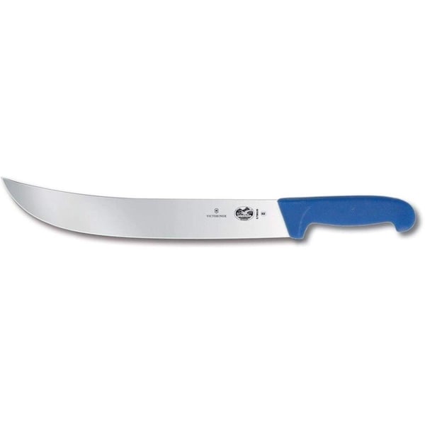 Beautyblade 10 in. 2019 Victorinox Kitchen Fibrox Pro Haccp Cimeter Blade, Blue - BE3297010