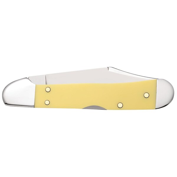 Case Cutlery 2023 Case Yellow Synthetic Cv Mini Copperlock 31749L Cv - CAS-30116
