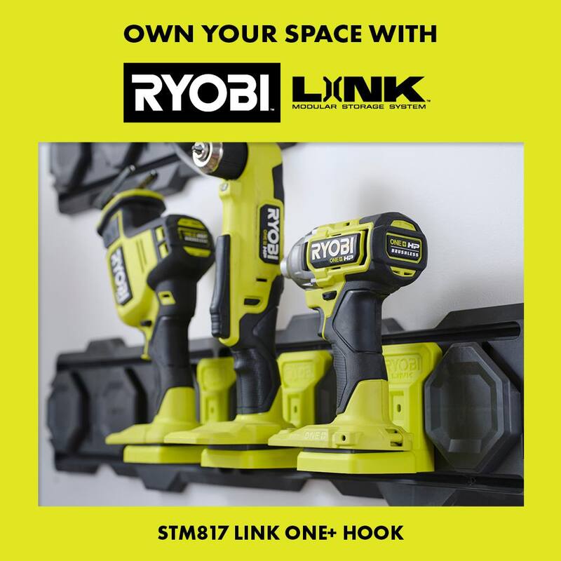 RYOBI ONE + HP 18V Taladro de impacto inalámbrico sin escobillas de 1/4 de pulgada con 4 modos (Herramienta únicamente) - PBLID02B