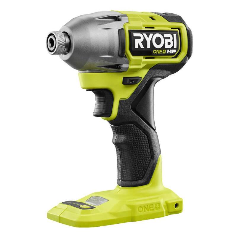 RYOBI ONE + HP 18V Taladro de impacto inalámbrico sin escobillas de 1/4 de pulgada con 4 modos (Herramienta únicamente) - PBLID02B