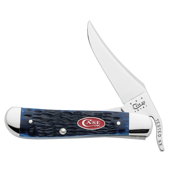 Case Cutlery 2023 Case Navy Blue Bone Rogers Jig Russlock 61953L Ss - CAS-07057
