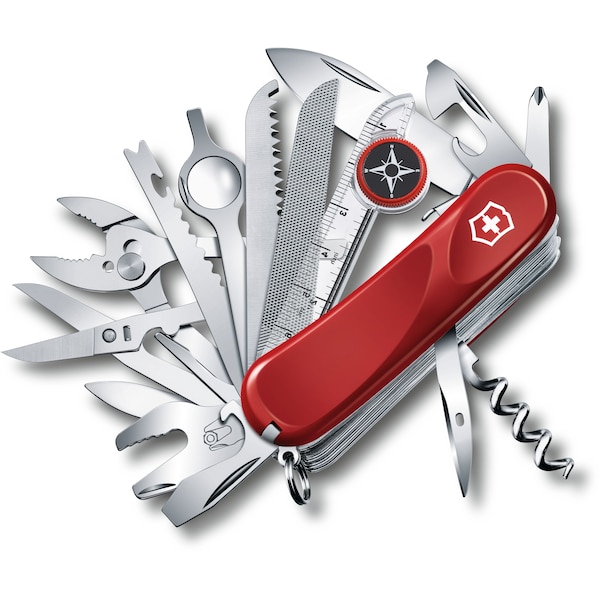 Swiss Army Brands 2024 Victorinox 2.5393.Seus2 Evolution S54 Toolchest Plus, Red - VIC-2.5393.SE-X2