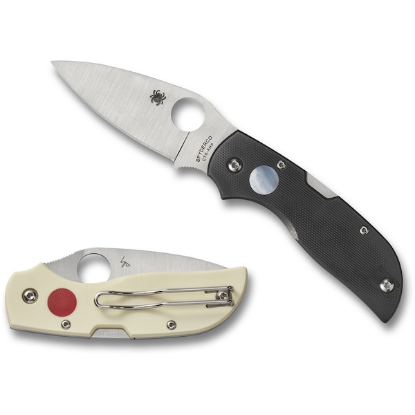 Spyderco 2023 Spyderco, Reveal V4, Chaparral, Black G-10, Sun & Moon, Serrated - SPY-C152GSMP