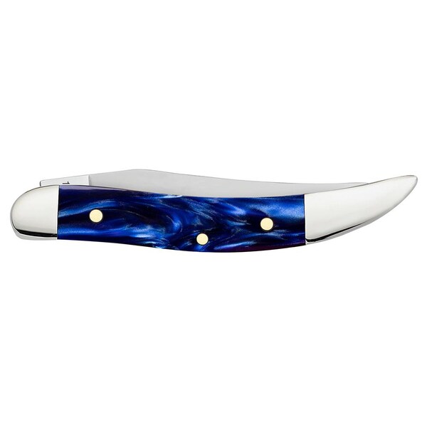 Case Cutlery 2023 Case Blue Pearl Kirinite Small Texas Toothpick 1010096 Ss - CAS-23437