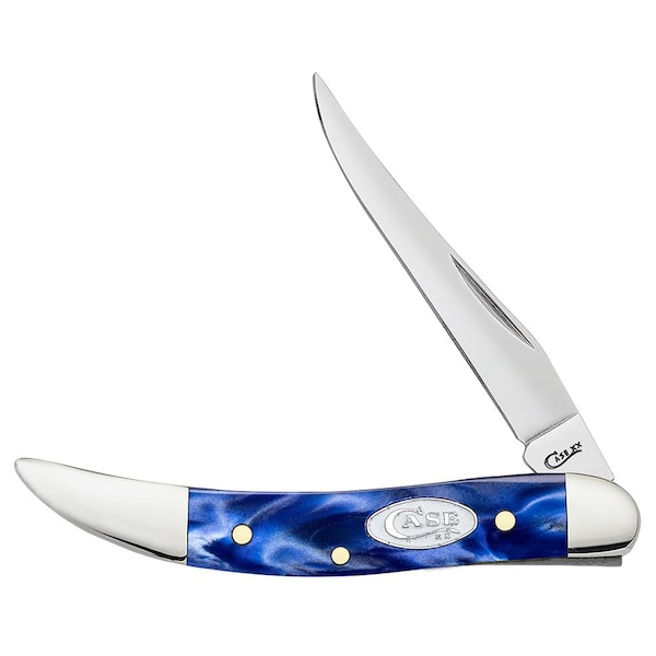 Case Cutlery 2023 Case Blue Pearl Kirinite Small Texas Toothpick 1010096 Ss - CAS-23437