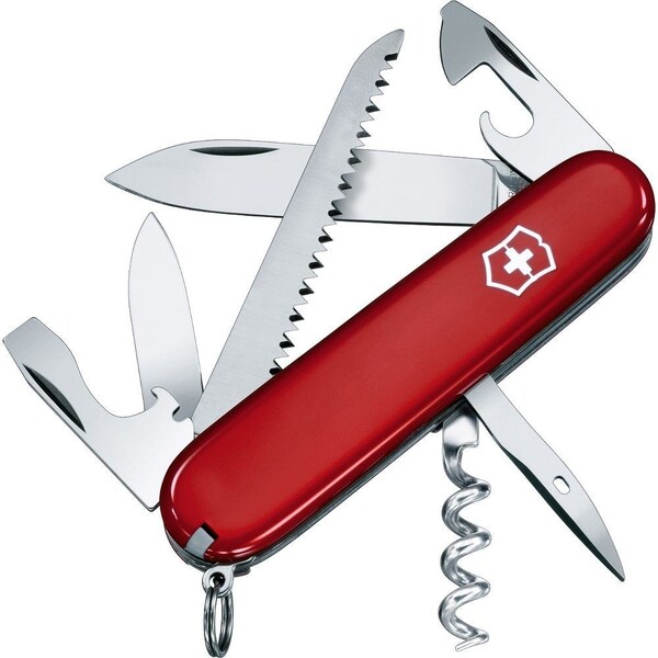 Swiss Army Brands 2024 Victorinox 56301 Camper, Red, Blister - VIC-1.3613.71B1-X1