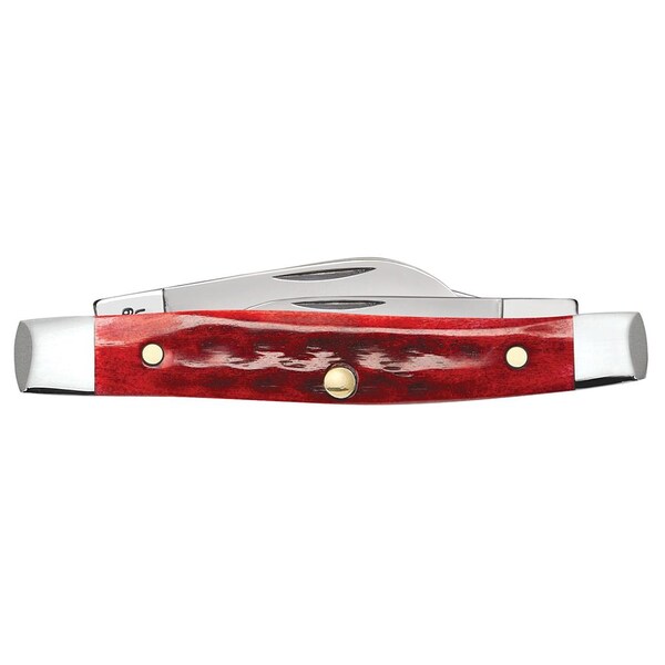 Case Cutlery 2023 Case Pocket Worn Old Red Bone Corn Cob Jig Small Stockman 6333 Ss - CAS-10305
