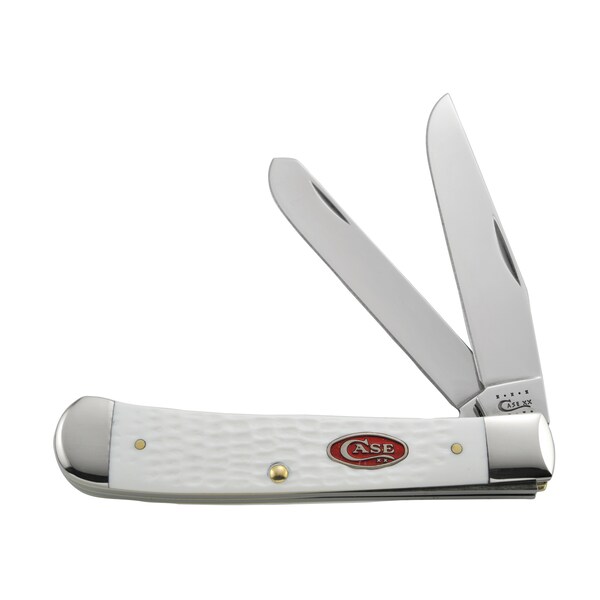 Case Cutlery 2023 Case White Synthetic Sparxx Standard Jig Trapper 6254 Ss - CAS-60182