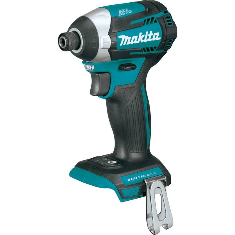 Controlador de impacto inalámbrico Makita 18V LXT de iones de litio sin escobillas de 1/4 de pulgada con modo de cambio rápido de 3 velocidades (sólo herramienta) - XDT14Z.
