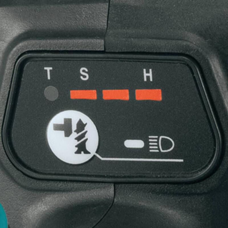 Controlador de impacto inalámbrico Makita 18V LXT de iones de litio sin escobillas de 1/4 de pulgada con modo de cambio rápido de 3 velocidades (sólo herramienta) - XDT14Z.