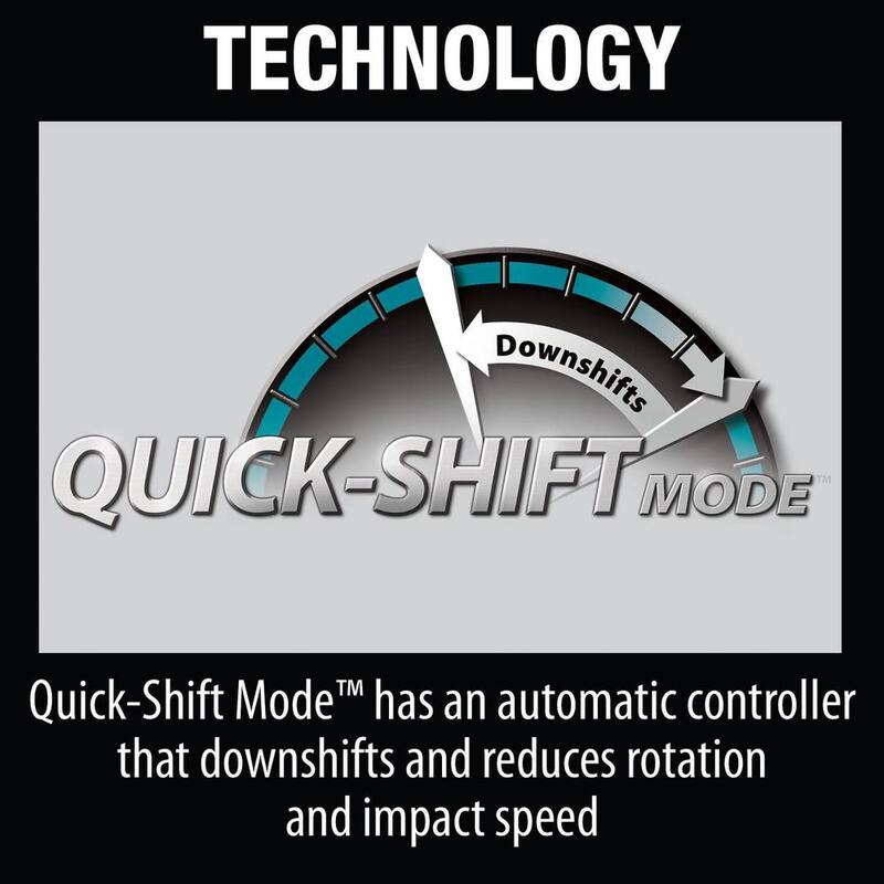 Controlador de impacto inalámbrico Makita 18V LXT de iones de litio sin escobillas de 1/4 de pulgada con modo de cambio rápido de 3 velocidades (sólo herramienta) - XDT14Z.