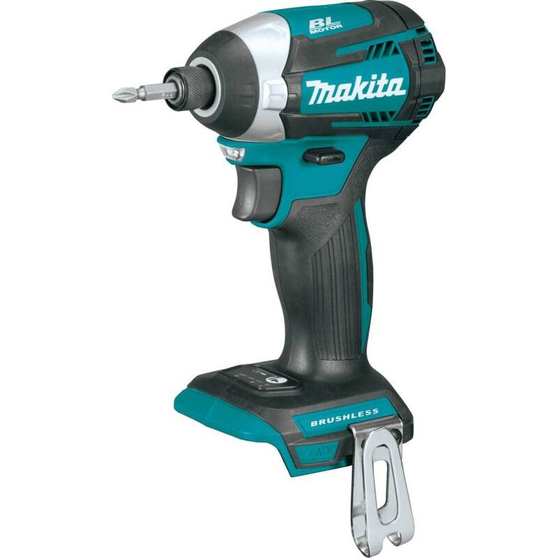 Controlador de impacto inalámbrico Makita 18V LXT de iones de litio sin escobillas de 1/4 de pulgada con modo de cambio rápido de 3 velocidades (sólo herramienta) - XDT14Z.
