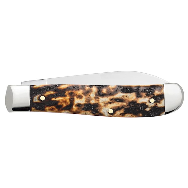 Case Cutlery 2023 Case Natural Bone Toasted Color Wash Mini Trapper 6207W Ss - CAS-67911