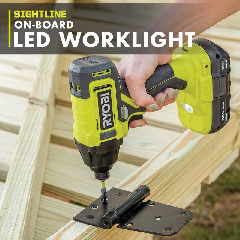 RYOBI ONE+ 18V Destornillador de Impacto Inalámbrico de 1/4 de Pulgada (Herramienta Únicamente) - PCL235B