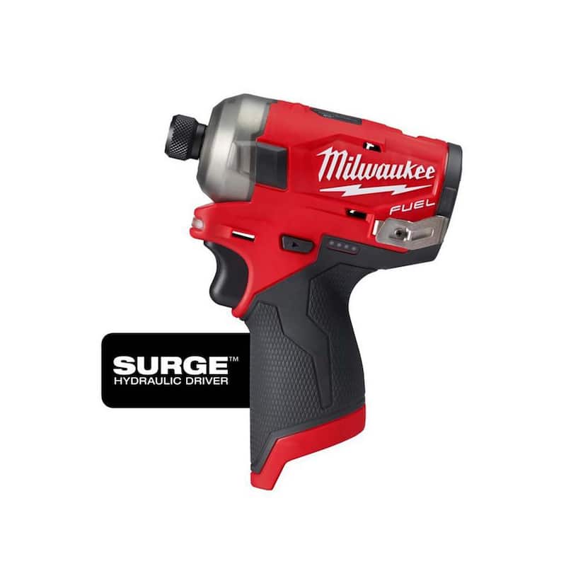 Milwaukee M12 FUEL SURGE 12V Lithium-Ion Brushless Cordless 1/4 in. Hex Impact Driver (Herramienta Solamente) - 2551-20

Milwaukee M12 FUEL SURGE 12V Lithium-Ion Brushless Cordless 1/4 in. Hex Impact Driver (Solo Herramienta) - 2551-20