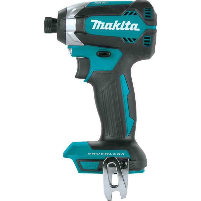Atornillador de Impacto Inalámbrico de Velocidad Variable de 1/4 de pulgada sin escobillas de Iones de Litio de 18V LXT de Makita (Sólo Herramienta) - XDT13Z