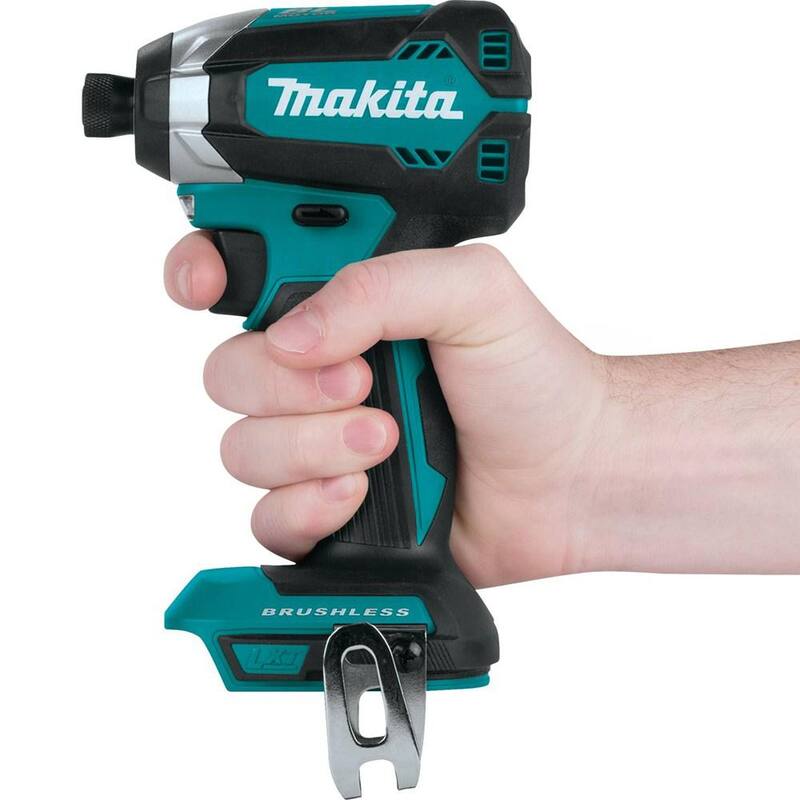 Atornillador de Impacto Inalámbrico de Velocidad Variable de 1/4 de pulgada sin escobillas de Iones de Litio de 18V LXT de Makita (Sólo Herramienta) - XDT13Z