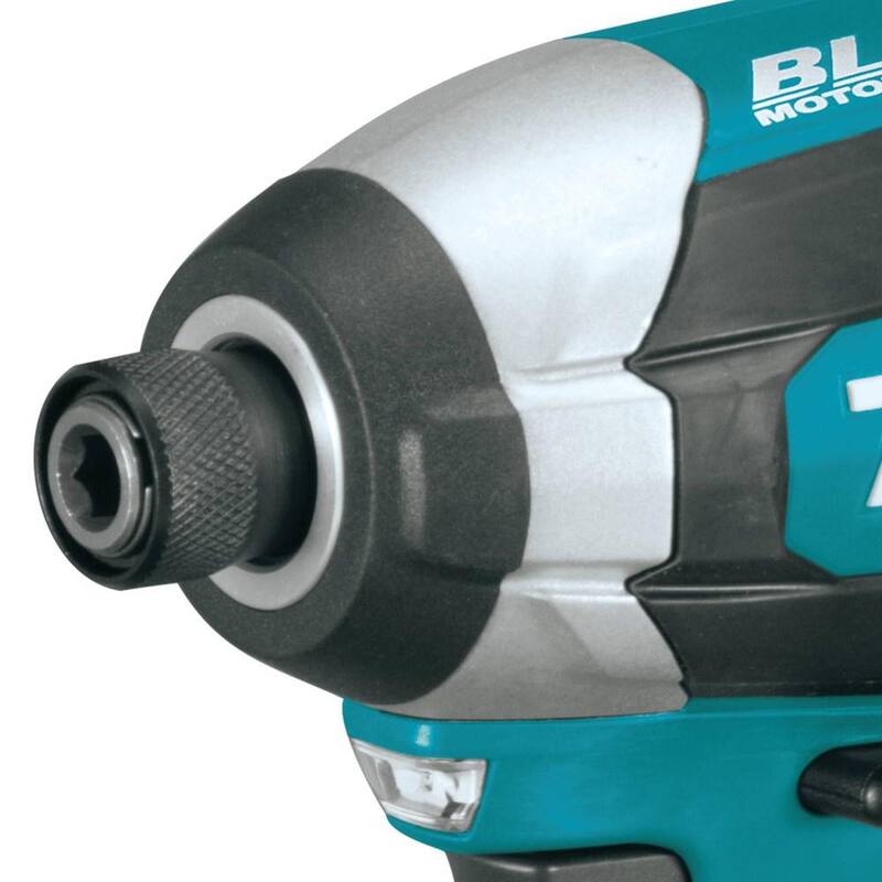 Atornillador de Impacto Inalámbrico de Velocidad Variable de 1/4 de pulgada sin escobillas de Iones de Litio de 18V LXT de Makita (Sólo Herramienta) - XDT13Z