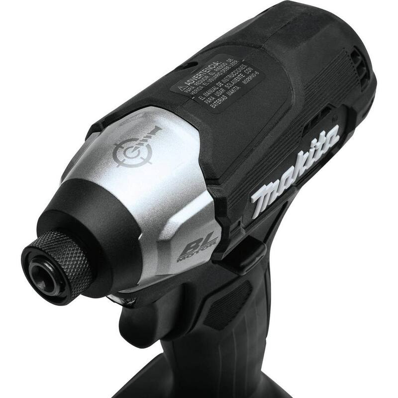 Paquete de Atornillador de Impacto a Batería sin Escobillas de Iones de Litio Subcompacto de 18V LXT de Makita con Velocidad Variable (1.5Ah) - XDT18SY1B
