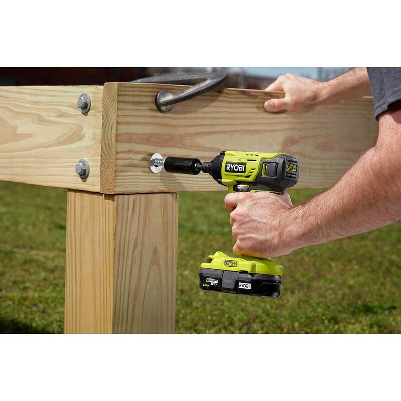 RYOBI ONE+ 18V Inalámbrico 1/4 pulgadas Impact Driver (Herramienta solamente) - P235AB