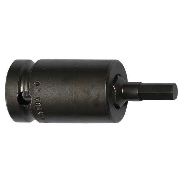 Apex Tool Group Socket Bit, 1/2 in. Dr, 12mm Hex, PK5 - SZ-5-7-12MM-5PK