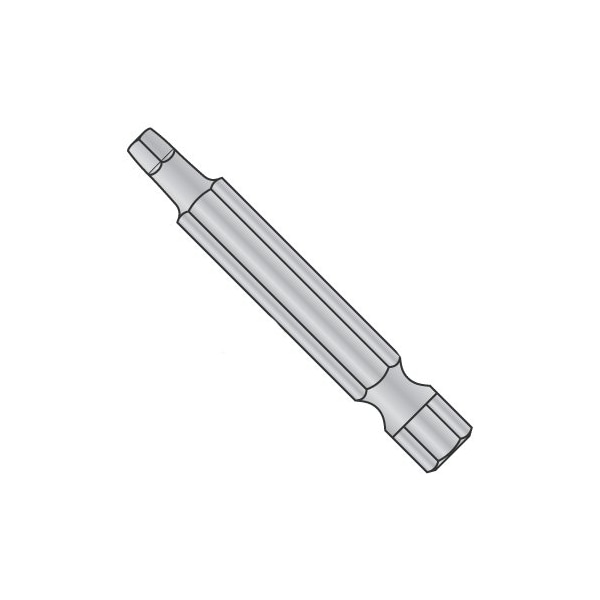 Newport Fasteners 3 X 1 15/16 X 1/4 Square Recess Power Bit/Point Size: #3/Length 1 15/16"/Shank: 1/4" , 100PK - 793209