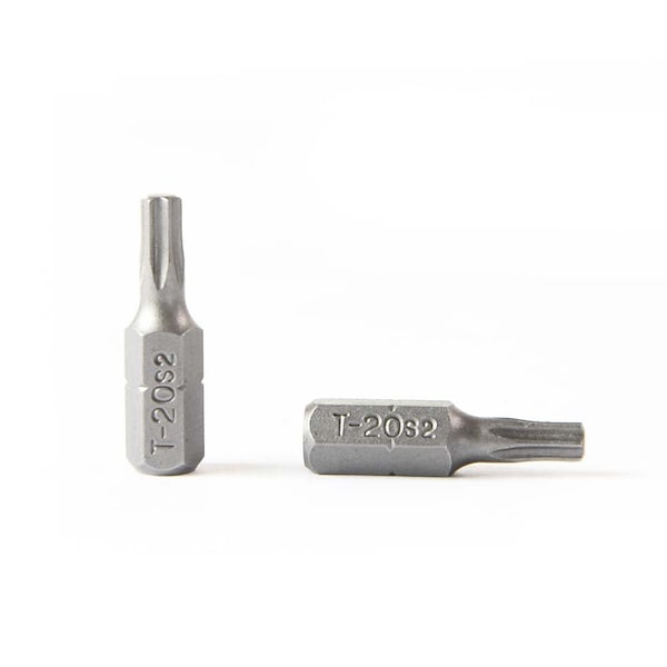 Superior Steel T20 Single End Torx Screwdriver Bits - 1 Inch Long, PK 50 - BT120-50PK