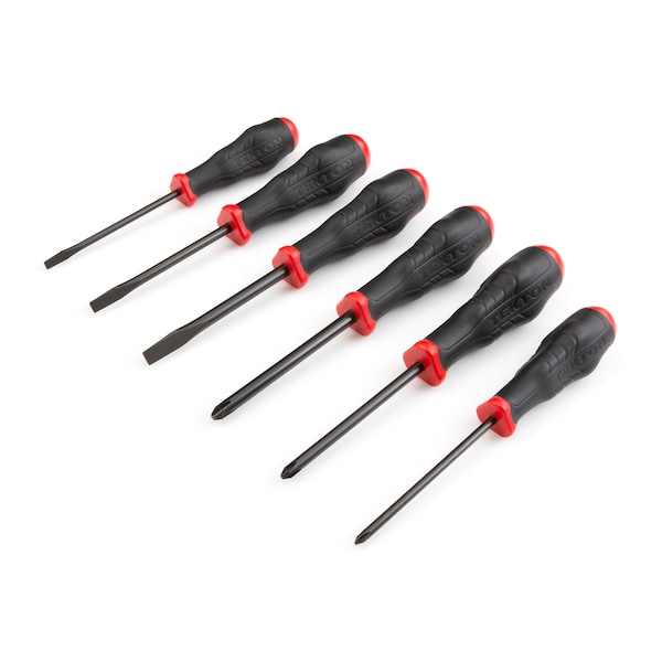 Tekton High-Torque Black Oxide Blade Screwdriver Set, 6-Piece (#1-#3, 3/16-5/16 in.) - DRV41213