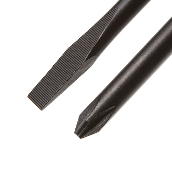 Tekton Stubby High-Torque Black Oxide Blade Screwdriver Set, 2-Piece (#2, 1/4 in.) - DRV41208