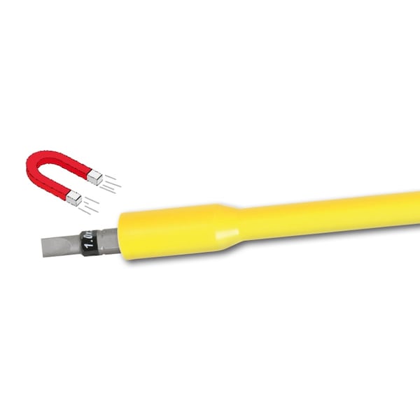 Beta 850MQ Magnetic Bit Holder, Insulated with Bimaterial Handle, Insulated 1000V VDE, 1/4 in Hex - 008500910